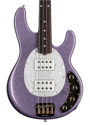 Ernie Ball Music Man StingRay Special HH Bass with MONO Bag Amethyst Sparkle 